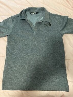 The North Face Heather Gray Kids Polo Shirt